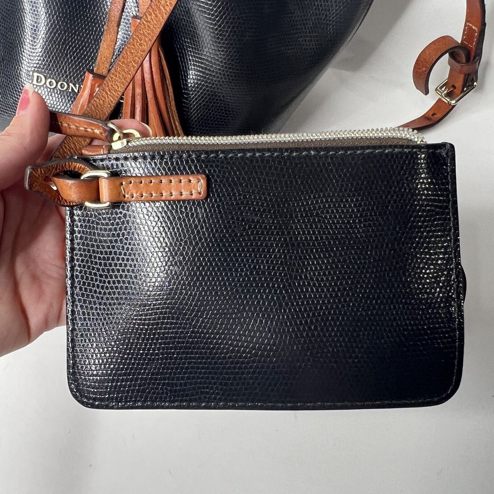 Dooney & Bourke Serena Drawstring Bucket Bag Cros… - image 3